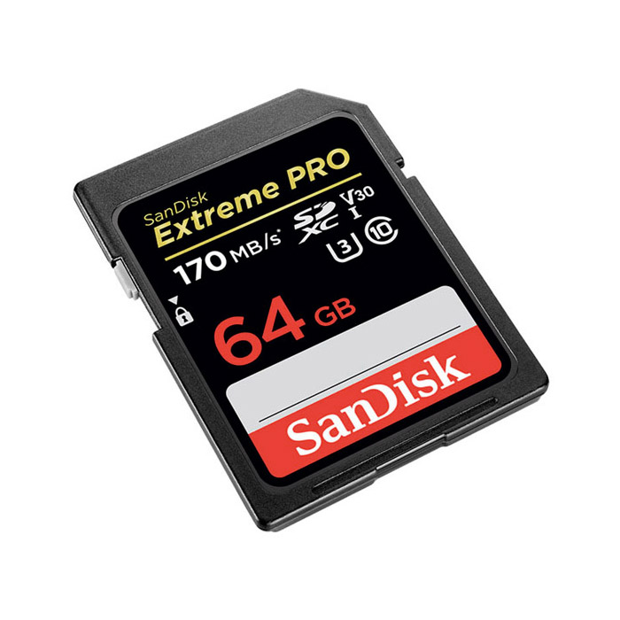 SDXC 64Gb SanDisk Extreme Pro 170/90 Mb/s