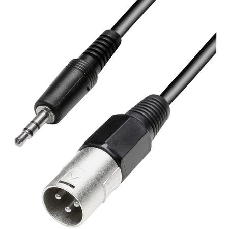 XLR 3pin male - minijack 3.5mm 0.5м