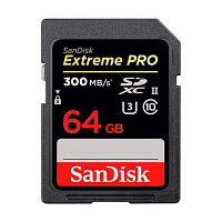 SDXC 64Gb SanDisk Extreme Pro UHS-II 300/260 Mb/s