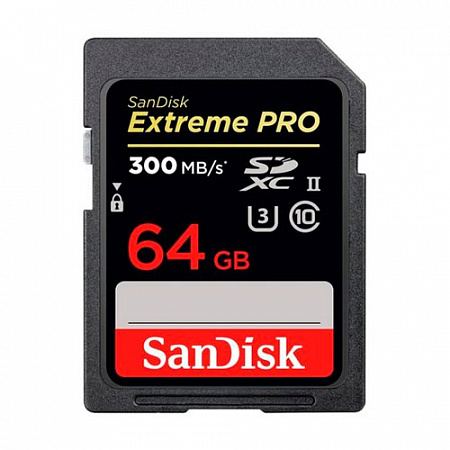 SDXC 64Gb SanDisk Extreme Pro UHS-II 300/260 Mb/s