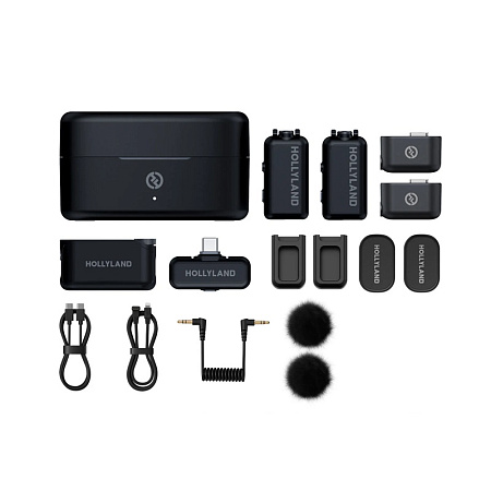 Радиосистема Hollyland Lark Max 2 Combo (2 TX + 1 RX)
