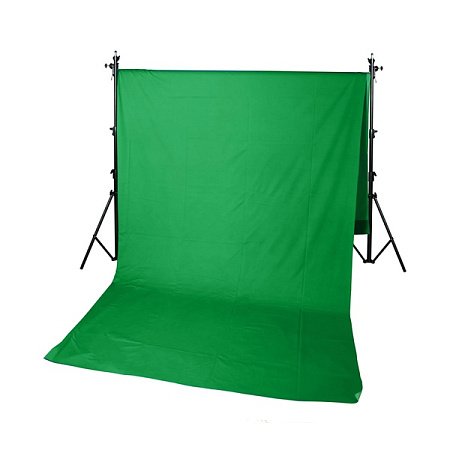 Фон тканевый GreenBean хромакей Field 3x7 м Green Chromakey