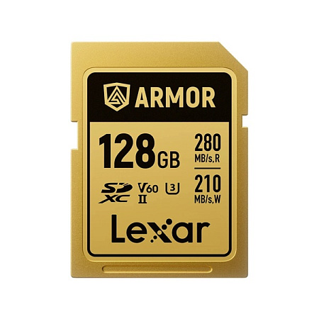 SDXC 128Gb Lexar Armor Gold UHS-II V60 U3 280/210 Mb/s