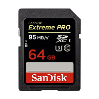SDXC 64Gb SanDisk Extreme Pro 95/90 Mb/s