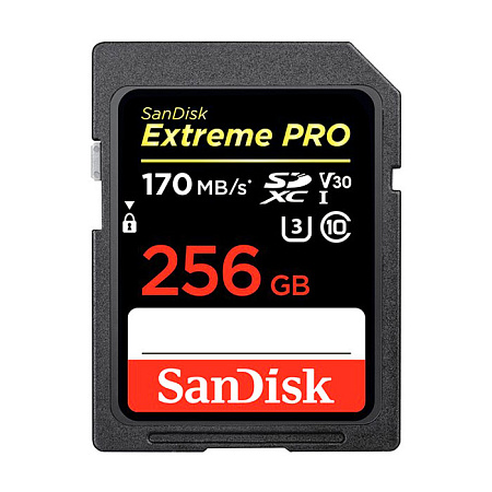 SDXC 256Gb SanDisk Extreme Pro 170/90 Mb/s