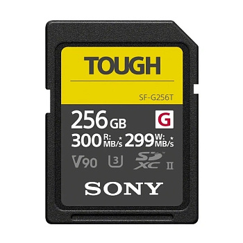 SDXC 256Gb Sony SF-G Tough UHS-II V90 300/299 Mb/s