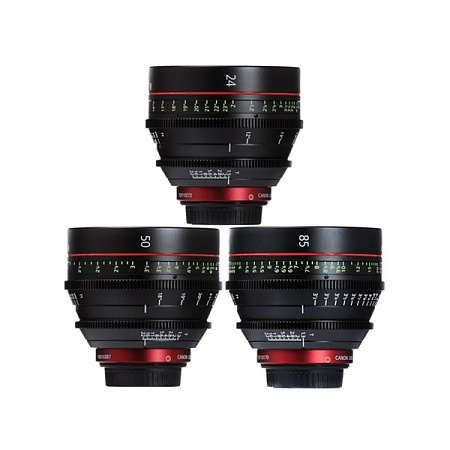 Комплект Canon CN-E 24mm, 50mm, 85mm L F