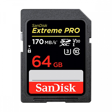 SDXC 64Gb SanDisk Extreme Pro 170/90 Mb/s