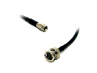 Кабель BNC - miniBNC 0,3 м папа-мама (толстый)