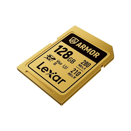 SDXC 128Gb Lexar Armor Gold UHS-II V60 U3 280/210 Mb/s