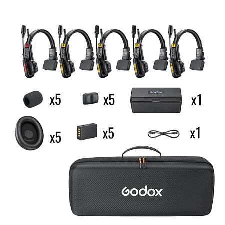 Беспроводной интерком Godox SkyTalk Air 5S
