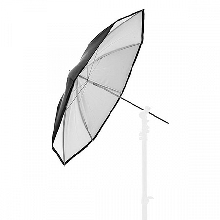 Зонт 80-95 см белый на отражение