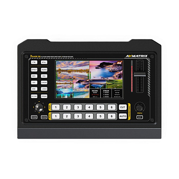 Видеомикшер-стример AVMATRIX Shark S6 компактный 6CH (HDMI/SDI)