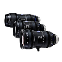 Комплект Carl Zeiss Compact Zoom CZ.2  15-30, 28-80, 70-200 T2.9 PL-Mount