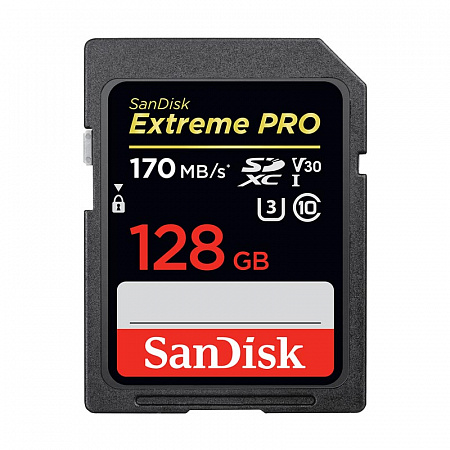 SDXC 128Gb SanDisk Extreme Pro 170/90 Mb/s