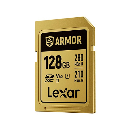 SDXC 128Gb Lexar Armor Gold UHS-II V60 U3 280/210 Mb/s