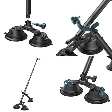 Автогрип SmallRig 4380 Camera Suction Cup Car Mount Kit