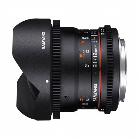 Samyang 12 T3.1 VDSLR ED AS NCS Fisheye Canon