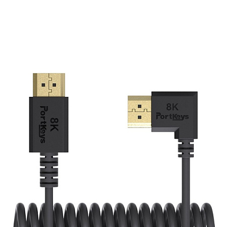 Кабель HDMI - HDMI Portkeys Twisted Pair Pure Copper Core Slim HDMl 8k Cable 1м