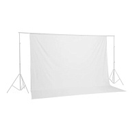 Фон муслиновый Raylab RL-BC01 3*3м белый