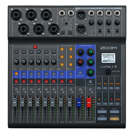 Микшерная консоль Zoom LiveTrak L-8
