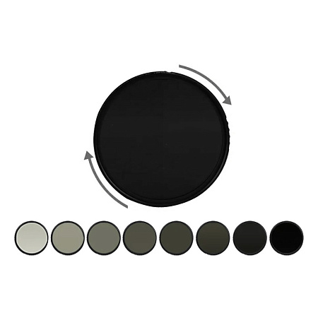 Фильтр ZoMei ABS Slim MCND Variable ND2-400 77 мм