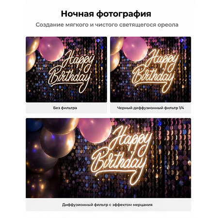 Фильтр эффектный K&F Concept Nano-C HMC Shimmer Diffusion 82мм