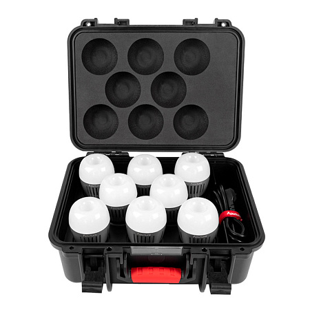 Набор ламп Aputure Accent B7c LED RGB 8 шт в кейсе для зарядки