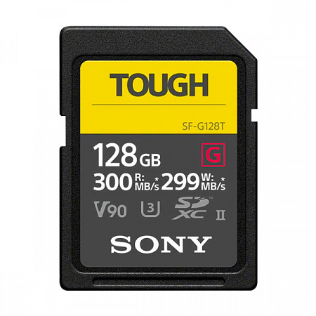 SDXC 128Gb Sony SF-G Tough UHS-II V90 300/299 Mb/s