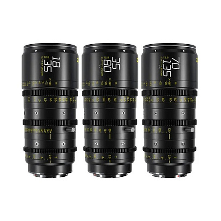 Комплект DZOFilm Catta Ace 18-35mm, 35-80mm, 70-135mm EF-mount