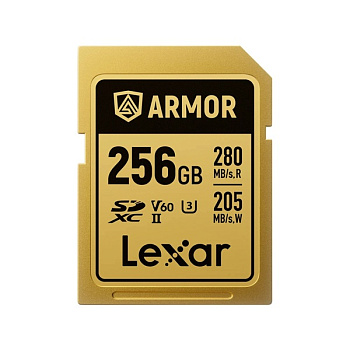 SDXC 256Gb Lexar Armor Gold UHS-II V60 U3 280/205 Mb/s