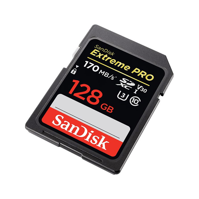 SDXC 128Gb SanDisk Extreme Pro 170/90 Mb/s SDXC 128Gb SanDisk Extreme Pro 170/90 Mb/s
