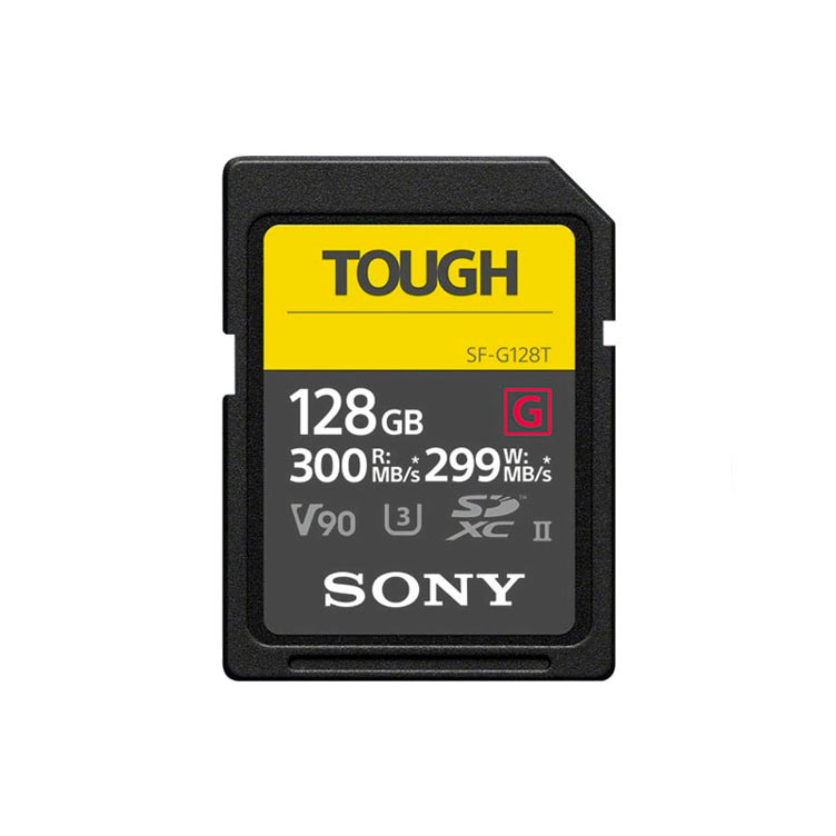 SDXC 128Gb Sony SF-G Tough UHS-II V90 300/299 Mb/s SDXC 128Gb Sony SF-G Tough UHS-II V90 300/299 Mb/s