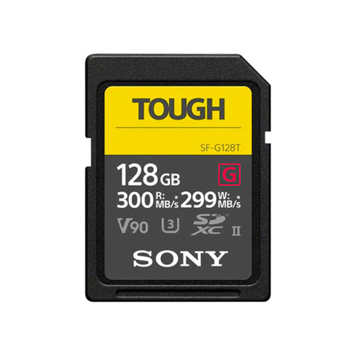 SDXC 128Gb Sony SF-G Tough UHS-II V90 300/299 Mb/s SDXC 128Gb Sony SF-G Tough UHS-II V90 300/299 Mb/s
