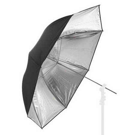 Зонт 80-95 см серебро на отражение