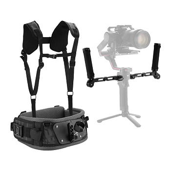 Двуручный хват Tilta с поддержкой для DJI RSC2/RS2/RS3/RS3Pro Двуручный хват Tilta с поддержкой для DJI RSC2/RS2/RS3/RS3Pro