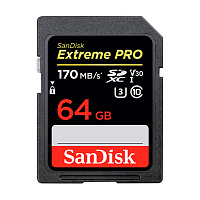 SDXC 64Gb SanDisk Extreme Pro 170/90 Mb/s